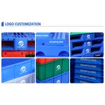 Plastic Pallets Manufacturer - OEM/ODM Custom High Quality Moisture Proof Single Faced Plastic Pallets Industrial Stacking