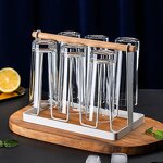 Self Stirring Glass Cup Factory - OEM/ODM Custom Customized Self Stirring Transparent Retro Embossed Glass Sun Flower Cup