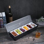Spice Storage Box Manufacturer - OEM/ODM Custom Kitchen Fruit Storage Box Food Grade Plastic 6-panel Seasoning Box