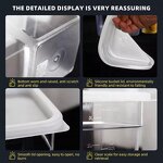 Plastic Ingredient Storage Box Manufacturer - OEM/ODM Custom 2L-22L Plastic PC Ingredient Storage Box Commercial Kitchen