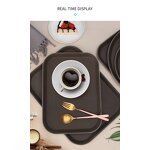 Non Slip Serving Tray Factory - OEM/ODM Custom Skid Proof Non Slip PP Serving Tray Round Rectangle Dinner Tray