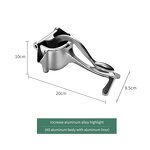 Manual Metal Juicer Factory - OEM/ODM Custom Top Seller Manual Metal Lime Lemon Squeezer Citrus Juicer Kitchen Tool