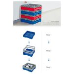 Plastic Dishwasher Rack Factory - OEM/ODM Custom High Quality Plastic Dishwasher Rack Trolley with Champagne Glass Holder