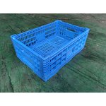 Foldable Plastic Storage Container Manufacturer - OEM/ODM Custom 43 Liter Foldable PP Plastic Mesh Storage Container with Lid