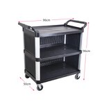 Restaurant Cleaning Service Cart Factory - OEM/ODM Custom Special Restaurant Hotel Cleaning Service Cart for Food Delivery