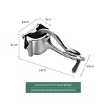 Portable Fruit Squeezer Manufacturer - OEM/ODM Custom Portable Fruit Squeezer for Lemon Hand Press Aluminum Alloy Juicer