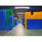 Foldable Plastic Storage Container Manufacturer - OEM/ODM Custom 43 Liter Foldable PP Plastic Mesh Storage Container with Lid