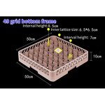 Double Tier Rack Manufacturer - OEM/ODM Custom Modern Double Tier Rack with Plastic Corner for Glass Cup Storage