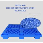 Plastic Pallets Manufacturer - OEM/ODM Custom High Quality Moisture Proof Single Faced Plastic Pallets Industrial Stacking