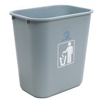 Plastic Recycling Bin Factory - OEM/ODM Custom Customized Square Plastic Recycling Waste Bin Trash Can Open Top