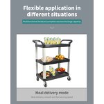 Restaurant Cleaning Service Cart Factory - OEM/ODM Custom Special Restaurant Hotel Cleaning Service Cart for Food Delivery