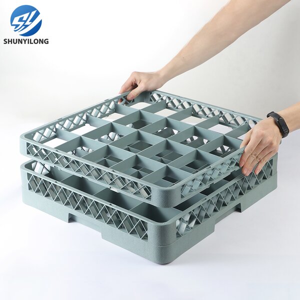 Plastic Dishwasher Rack Manufacturer - OEM/ODM Custom SHUNYILONG Plastic Dishwasher Rack Commercial Plastic Kitchen Basket