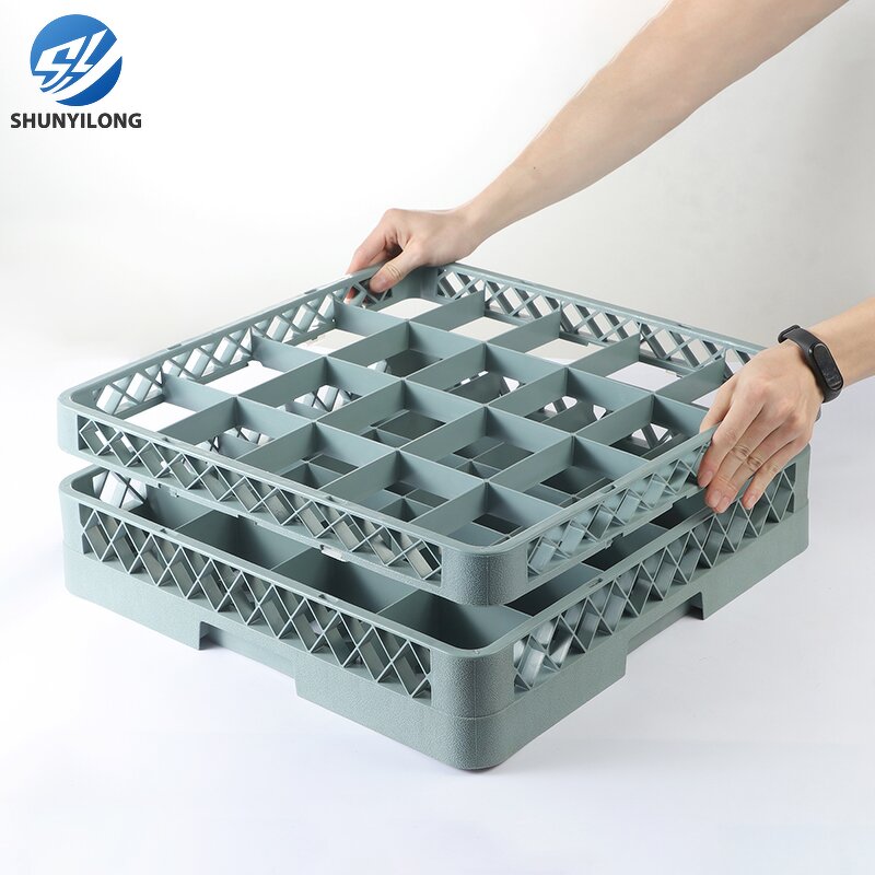 Plastic Dishwasher Rack Manufacturer - OEM/ODM Custom SHUNYILONG Plastic Dishwasher Rack Commercial Plastic Kitchen Basket
