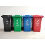 Plastic Dustbin Manufacturer - OEM/ODM Custom Hot Sale High Quality 100L Plastic Dustbin Eco Green 60L Waste Bin