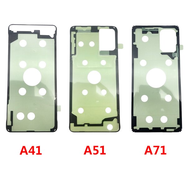 Waterproof Sticker Factory - for Samsung A20S A21S A30S A41 A51 A71 A32 A52 A72 Battery Cover Adhesive Door Sticker