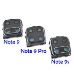 Mobile Phone Rear Camera Glass Factory - for Xiaomi Redmi Note 9S 9 Pro Back Camera Glass Lens With Frame