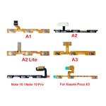 Volume Button Power Switch Flex Cable Factory - Hot Sale for Xiaomi Mi A1 A2 Lite A3 Note 10 Pro Poco X3 Mobile Phone