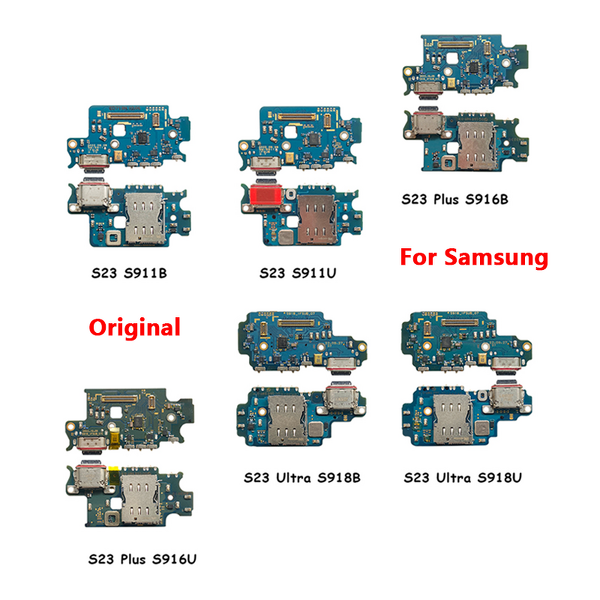 Charging Port Connector Manufacturer - Original for Samsung S23 Plus Ultra S916B S916U Spare Parts