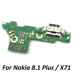 Charging Port Flex Manufacturer - for Nokia X71 / 8.1 Plus USB Charging Port Microphone Dock Board