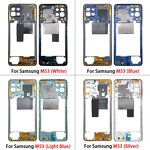Middle Frame Bezel Factory - for Samsung A23 A42 M23 M52 M53 5G M236B M53 Mobile Phone Middle Plate Cover With Side Key