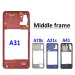 Mobile Phone Middle Frame Manufacturer - for Samsung A21S A31 A41 A70S Bezel Middle Plate With Turn on Volume Button