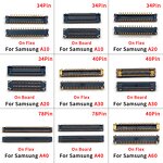 Mobile Phone LCD Display Flex FPC Connector Factory - for Samsung A10 A20 A30 A40 A60