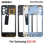 Middle Frame Bezel Factory - for Samsung A23 A42 M23 M52 M53 5G M236B M53 Mobile Phone Middle Plate Cover With Side Key