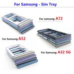 Phone Sim SD Card Tray Factory - for Samsung A32 A52 A72 Original New Phone SIM Chip Holder Slot Adapter Drawer