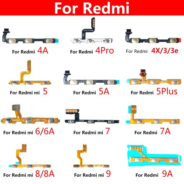 Power Switch on Off Volume Side Button Key Flex Cable Manufacturer - Wholesale for Xiaomi Redmi Note 3 Pro 4 4X 5 6 7 8 Series