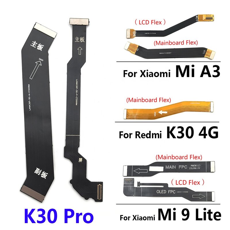 Main FPC LCD Display Connect Mainboard Flex Cable Manufacturer - Ribbon for Xiaomi Mi A3 Poco F2 F3 Pro 9 Mi9 10T 11 Lite