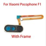 Home Button Fingerprint Sensor Flex Cable Factory - With Frame and Camera Glass Replacement for Xiaomi PocoPhone F1