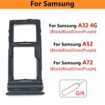 Phone Sim SD Card Tray Factory - for Samsung A32 A52 A72 Original New Phone SIM Chip Holder Slot Adapter Drawer