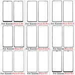 OCA Front Screen Glass Factory - for Xiaomi Poco C40 X6 X5 X4 X3 F5 F4 F3 F2 M5 M4 M3 Pro 5G Touch Outer Panel Lens