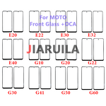 Touch Front Glass With OCA Factory - for Moto E13 E20 E22 E30 E32 E40 G20 G22 G23 G30 G31 G40 G41 G50 G60 Series