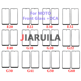 Touch Front Glass With OCA Factory - for Moto E13 E20 E22 E30 E32 E40 G20 G22 G23 G30 G31 G40 G41 G50 G60 Series