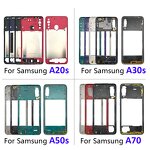Middle Frame Bezel Factory - Middle Plate Replacement for Samsung Galaxy A20S A30S A50S A70 Mobile Phone