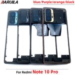 Middle Frame Manufacturer - With Side Key With Camera Lens for Redmi Note 10 Pro Middle Plate Replacement