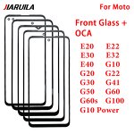 Touch Front Glass With OCA Factory - for Moto E13 E20 E22 E30 E32 E40 G20 G22 G23 G30 G31 G40 G41 G50 G60 Series