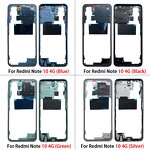 Middle Frame Bezel Factory - For Redmi Note 10S 10 4G 5G Pro Middle Plate Housing With Camera Lens