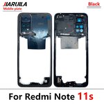 Back Cover Manufacturer - New for Redmi Note 11S Battery Cover+Middle Frame Rear Door Housing Case With Camera Lens+Side Keys