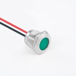 Panel Mounted LED Indicator Factory - OEM/ODM Custom Best Seller 2025 19mm Panel Mounted RGB Metal Indicator Light 220V 6-24V