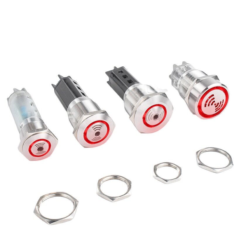 Panel Mount Flash LED Alarm Indicator Light Factory - OEM/ODM Custom 12V Panel Mount Flash LED Alarm Indicator Light 16-22mm