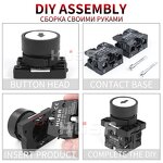 XB2 Button Switch Factory - OEM/ODM Custom XB2 Button Switch Self Reset Flat Head 22mm Start 1NO NC Momentary Plastic Head