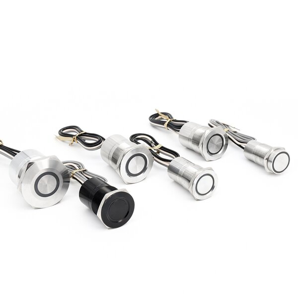 Metal Capacitive Touch Switch Factory - OEM/ODM Custom Metal Button Switch Self-reset Self-locking Waterproof 16-30mm Stainless