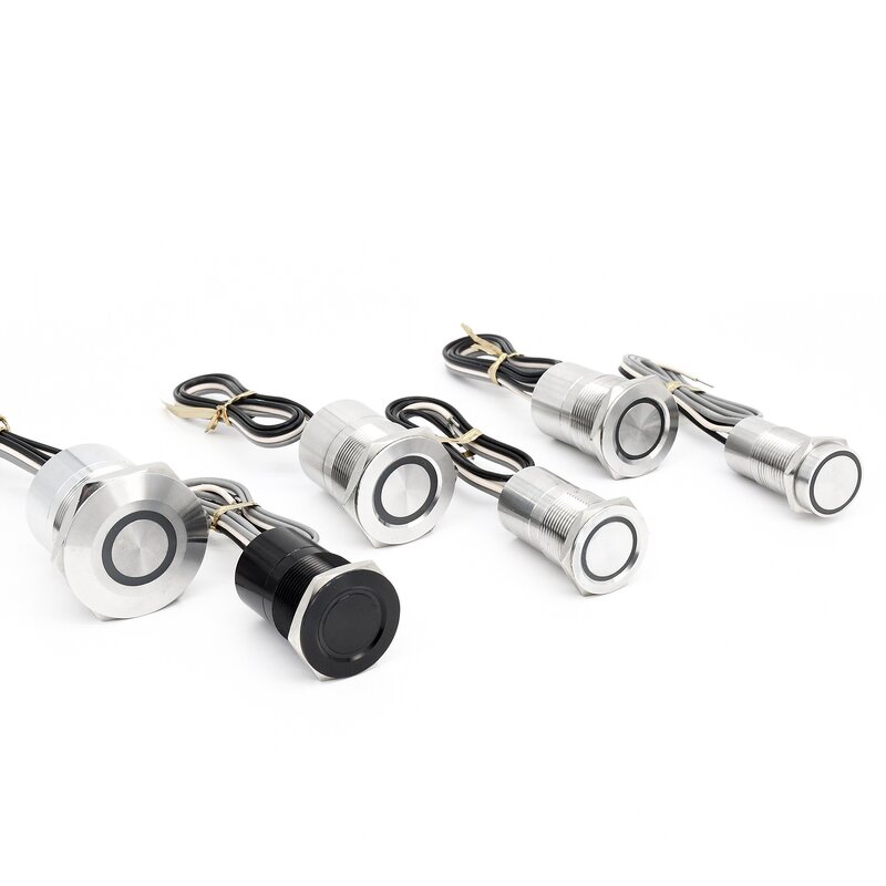 Metal Capacitive Touch Switch Factory - OEM/ODM Custom Metal Button Switch Self-reset Self-locking Waterproof 16-30mm Stainless