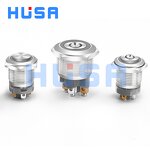 Anti Vandal Switch Factory - OEM/ODM Custom 16 19 22MM Metal Anti Vandal Switch IP65 Waterproof with Illuminated