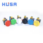 LAY6 Button Switch Factory - OEM/ODM Custom LAY6 Button Switch Self Reset Lock Plastic Mushroom Head 22mm Start DIY NO NC