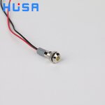 Metal LED Indicator Light Manufacturer - OEM/ODM Custom Wholesale 6mm Metal LED Indicator Light with 150mm Wire 3-220V Waterproof