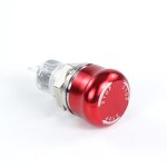 Metal Emergency Stop Push Button Switch Manufacturer - OEM/ODM Custom 16mm Metal Emergency Stop Push Button Switch Mushroom Head