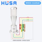 LED Tower Lamp Manufacturer - OEM/ODM Custom 24V 50mm LED Tower Lamp Constant Shiny Light Buzzer Siren Alarm 3-Color One-Layer